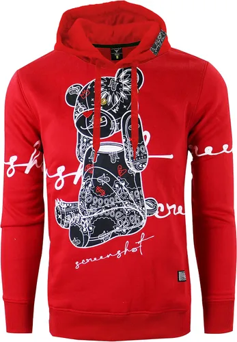 Miniatura 92 de SCREENSHOT Sudadera urbana de forro polar para hombre, diseño de dibujos animados de animación, parche bordado de gel