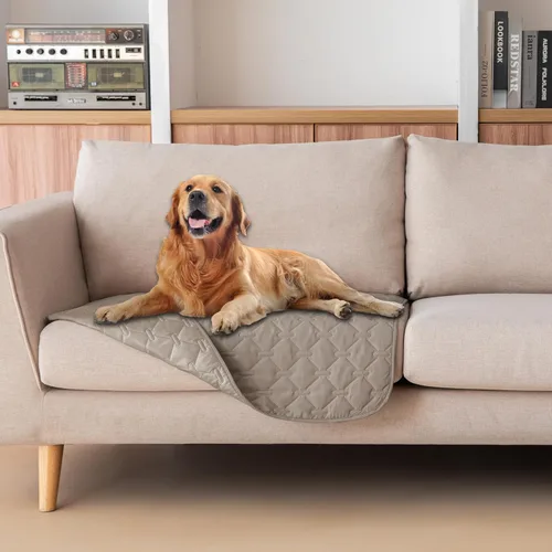 Miniatura 124 de gogobunny Manta 100% Impermeable de Doble Cara para Perros, Cubierta Suave para Cama de Mascotas, Reversible, Protege Muebles, Sillón, Sofá, Coche