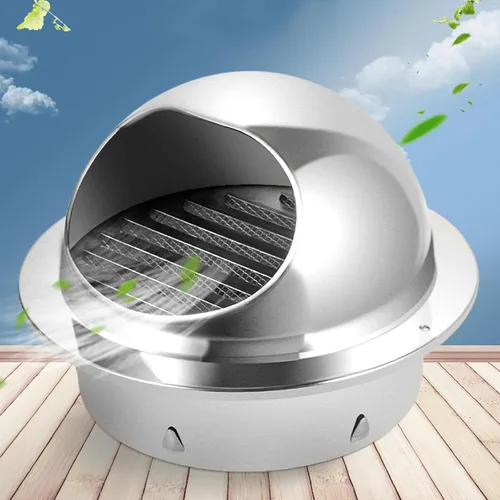 Miniatura 2 de Tapón de chimenea de acero inoxidable 304, protector de tubería para tubería, tapa de escape de lluvia, tapa de lluvia de chimenea, tapa