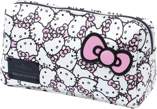 Miniatura 4 de Impressions Vanity Hello Kitty - Bolsa de cosméticos con piel sintética impermeable, bolsa con cremallera para artículos de tocador