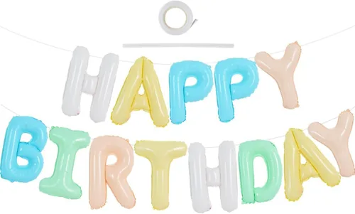 Miniatura 9 de TONIFUL Globos con Letras para Niña - Globos de Papel de Aluminio Rosa de 16 Pulgadas, Pancarta para Baby Shower de Niña, para Fiesta de Revelación