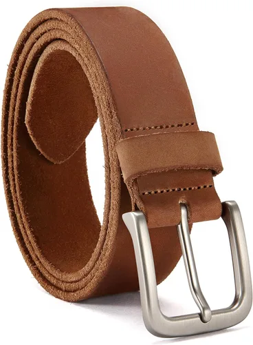 Miniatura 16 de CHAOREN Cinturón de cuero de grano completo para hombre, cinturones de trabajo para hombres, resistentes, uso diario para pantalones de mezclilla