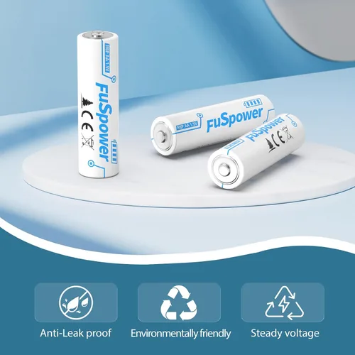 Miniatura 6 de Baterías AA de larga duración: 1.5V pilas AA dobles paquete de 50 - Alimentación de zinc de carbono resistente para control remoto LED relojes ratón