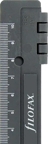Miniatura 3 de Filofax Accesorio organizador, perforador portátil, 5.125 x 3.312 pulgadas, negro, tamaño de bolsillo (B210118)