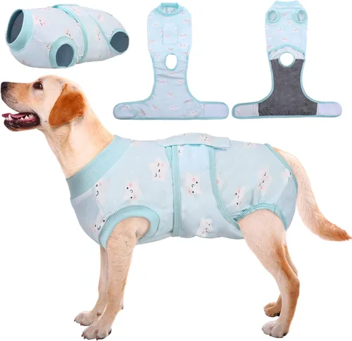 Miniatura 11 de Kuoser Traje de recuperación de cirugía para perros, traje de recuperación para perros machos hembras, mameluco para perro después de la cirugía