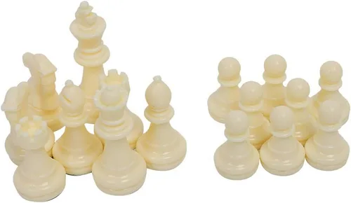 Miniatura 6 de Fydun Juego de tablero medieval blanco y negro internacional de plástico portátil