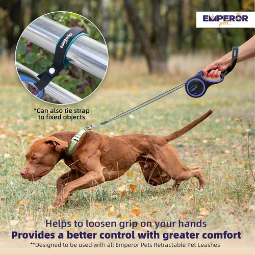 Miniatura 2 de Accesorio adicional para correa retráctil para perro, correa de mano y muñeca, para mayor comodidad, agarre suelto para tus manos y un mejor
