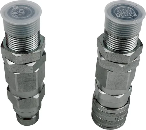 Miniatura 7 de Reemplazo hidráulico del acoplador de conexión rápida para AT312877 KV13884 apto para John Deere 332 326D 280 332D 325 333D 270 328 328D 260