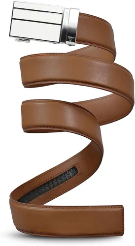 Miniatura 13 de Mission Belt Cinturón de trinquete de cuero para hombre, colección 3Bar