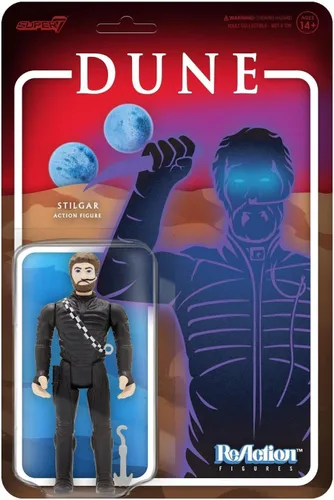 Super7 Dune Stilgar - Figura de acción de duna de 3.75 pulgadas con accesorio, coleccionables de películas clásicas y juguetes retro