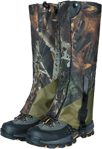 Polainas impermeables para las piernas, polainas para botas de nieve, leggings de seguridad de protección de serpientes para senderismo, campamento