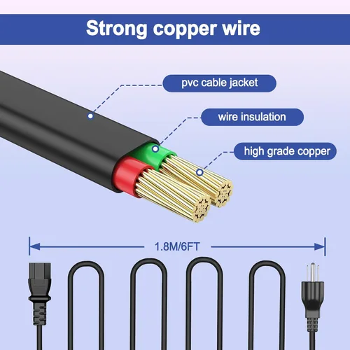 Miniatura 5 de Digipartspower Cargador de cable de alimentación de CA para ION Pathfinder 4 Altavoz portátil Ipa125