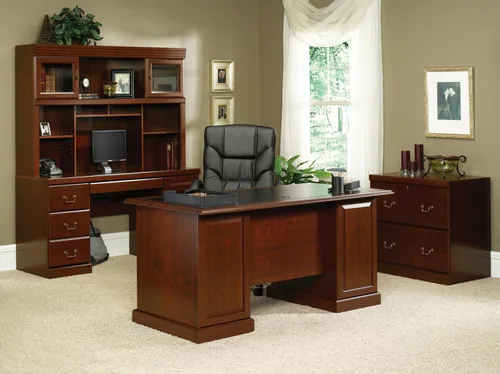 Miniatura 6 de Sauder Heritage Hill Hutch para 404944, acabado clásico cereza