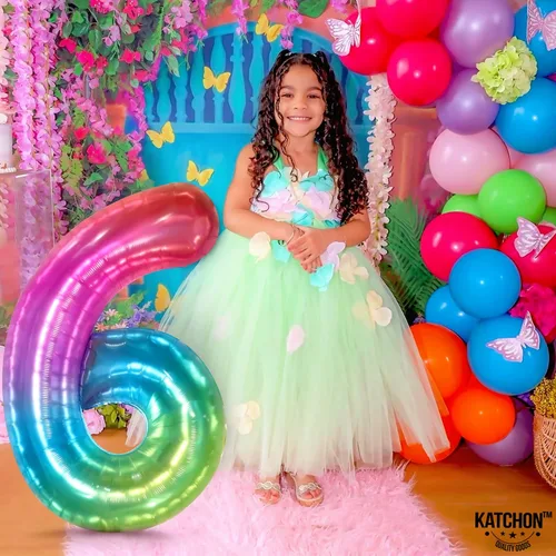 Miniatura 218 de KatchOn, Globo grande azul número 2 de 40 pulgadas Decoraciones de cumpleaños de Baby Shark para niño de 2 años Globo azul número 2 Globo