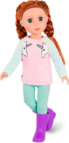 Miniatura 17 de Glitter Girls Accesorios para muñecas de 14 pulgadas - Juego de mochila y fiesta de pijamas - Tie - Saco de dormir teñido, almohada arcoíris
