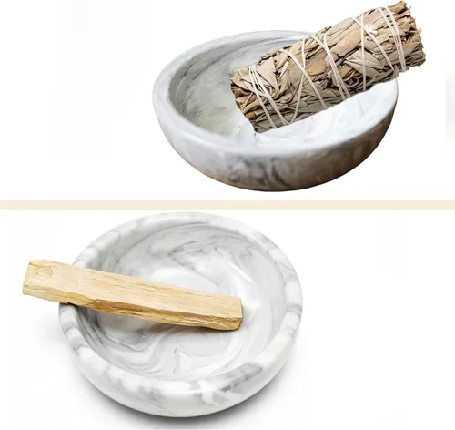 Miniatura 6 de Dorepine - Quemador de incienso de cerámica hecho a mano para palos, soporte para varillas de incienso para meditación, sala de yoga, decoración