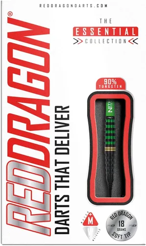 Miniatura 4 de RED DRAGON Krypton - Juego de dardos profesionales de tungsteno con vuelos y ejes Nitrotech (tallos)