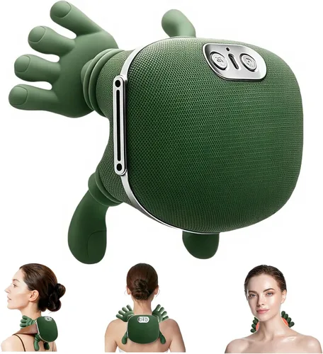 Masajeador de Cuello 2025, con Calor Eléctrico para Hombro y Cervical, Masaje para Alivio del Dolor, Masaje de Tejido Profundo Calentado, Masajeador