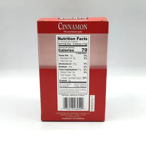 Miniatura 2 de Krinos Ouzo Candy – Favorito griego – Golosina con sabor a canela – Delicioso caramelo duro – Todos los sabores naturales – No contiene alcohol ni