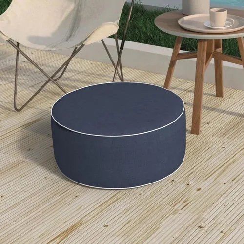 Miniatura 23 de Taburete inflable para exteriores de 31 pulgadas de diámetro x 14 pulgadas de alto, taburete portátil para todo tipo de clima, taburete de muebles