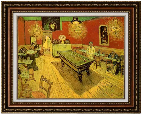 Miniatura 40 de ELITEAART- La noche estrellada por Vincent Van Gogh, pintura al óleo, reproducción de pintura al óleo, impresión en lienzo giclée, tamaño marcado