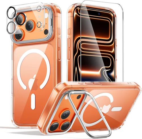 Miniatura 51 de Funda magnética diseñada para iPhone 11 Pro Max, [probada en caídas de grado militar] [compatible con MagSafe] Funda protectora delgada translúcida