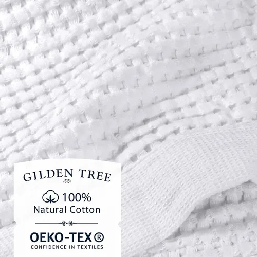 Miniatura 2 de GILDEN TREE - Toalla de baño tipo waffle de secado rápido, toallas de baño delgadas de lujo, toallas de baño 40x80 de gran tamaño, estilo moderno