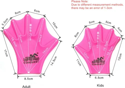 Miniatura 2 de Guantes de natación - Guantes de entrenamiento de natación con malla de silicona para adultos y niños Azul