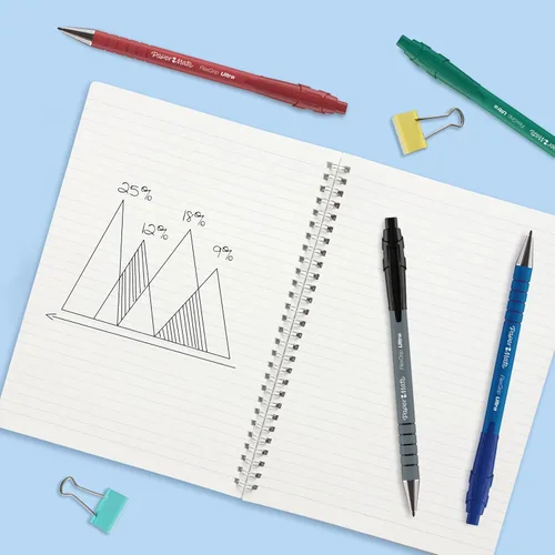 Miniatura 6 de Paper Mate Flexgrip Ultra RT - Bolígrafo retráctil (punta media, 1mm) paquete de de 2