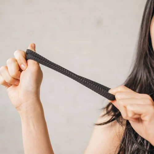 Miniatura 5 de Burlybands Lazos Grandes para Cabello para Cabello Grueso, Pesado o Rizado - Antideslizantes, Sin Daño, Coleteros Sin Costuras para Cola de Caballo