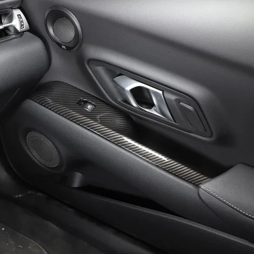Miniatura 4 de Daeiclru Cubierta de botón de interruptor de elevación de vidrio de ventana interior para Toyota Supra GR A90 A91 MK5 2019-2022, cubierta de marco