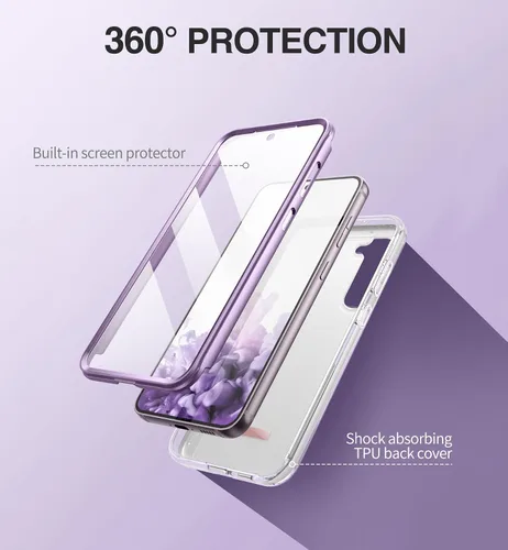 Miniatura 5 de SURITCH Funda para Samsung Galaxy S23, [Protector de Pantalla Integrado] [Protección de Doble Capa] Protección Completa Resistente a Golpes Funda