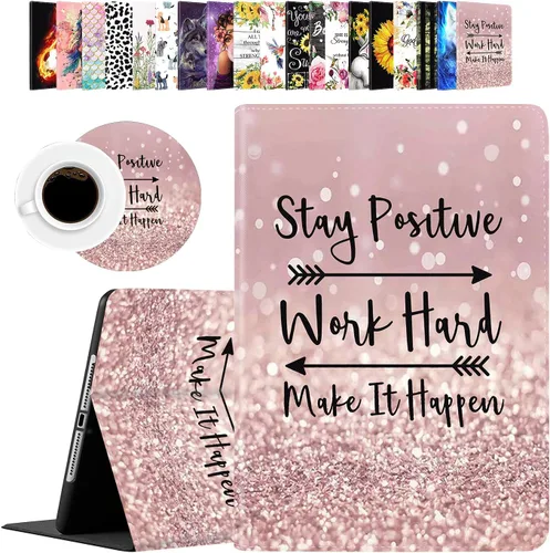 Miniatura 12 de Funda para iPad Mini, iPad Mini 1 2 3 4 5 y juego de posavasos, funda de piel sintética con soporte y apagado automático para iPad 5/4/3/2/1