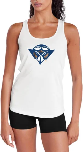 Miniatura 161 de Camiseta deportiva sin mangas oficial de NCAA Collegiate para mujer, con espalda cruzada, colección con logotipo primario