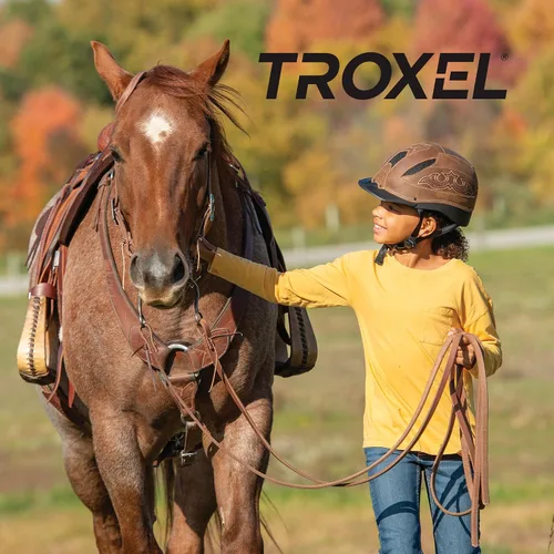 Miniatura 5 de Troxel Cheyenne Rugged Horse Riding Helmet, Low-Profile, Self-Adjustable Design, Safety Horseback Riding Gear
