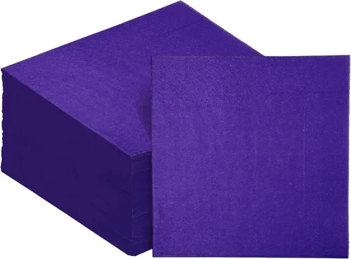 Miniatura 35 de Servilletas de cóctel azules 6 colores 5 * 5 pulgadas servilletas desechables de papel para cóctel, boda, cena, fiesta de cumpleaños, postre, vino