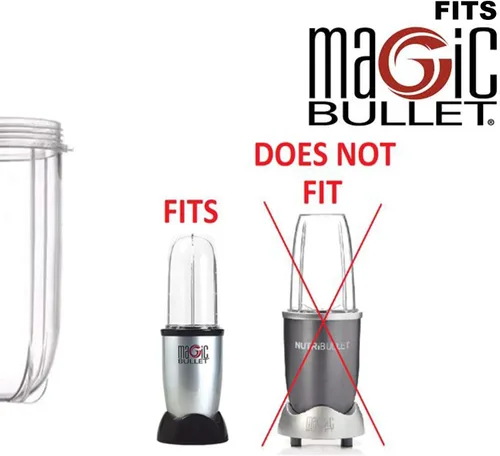 Miniatura 5 de Juego de 6 tazas de 16 onzas – 3 tazas de repuesto con tapas para batidora Magic Bullet incluidas