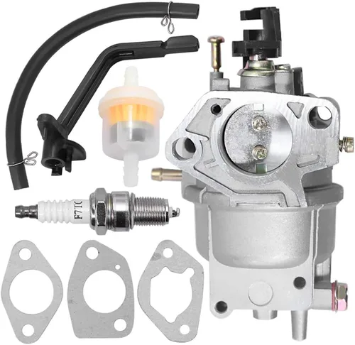 Reemplazo de carburador para generador Generac GP6500 GP6500E GP7500E GP5500 8125W Reemplaza 0J58620157 con kit de carburador, bujía y filtro de