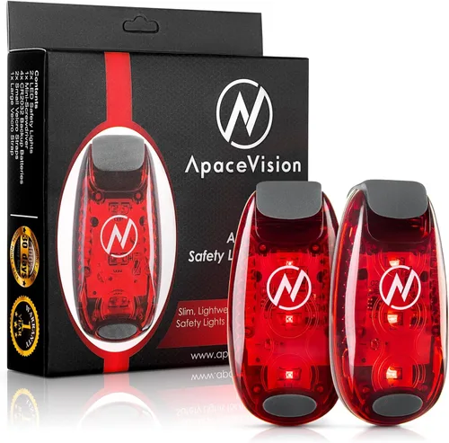Miniatura 11 de LED Safety Light (2 Pack) - Clip On Strobe/Running Lights for Runners, Dog, Bike, Walking, Boat, Kayak, Stroller and More - High Visibility Blanco