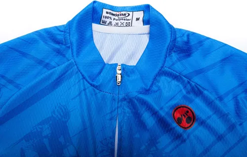 Miniatura 126 de Weimostar Hombre Ciclismo Jersey Manga Corta Bicicleta Ropa Multicolor Diamante