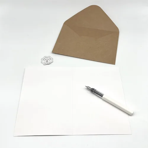 Miniatura 7 de 25 tarjetas de felicitación de flores de acuarela para todas las ocasiones en blanco con sobres