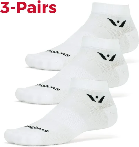 Miniatura 2 de Swiftwick - ASPIRE (3 pares) calcetines de tobillo para correr y ciclismo, transpirables, ajuste de compresión