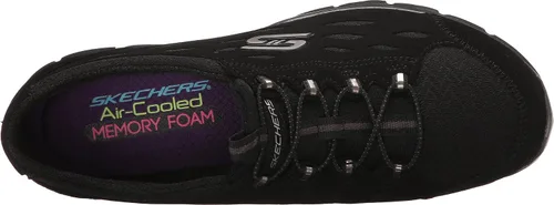Miniatura 3 de Skechers - Tenis deportivos, Gratis Bungee, de moda, para mujer.