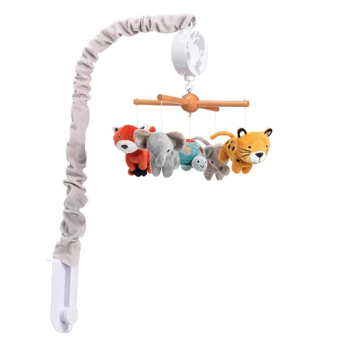 Miniatura 6 de Lambs & Ivy Wild Life Musical Baby Nursery Cuna móvil - Protege a los animales