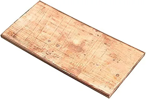 CynKen Placa de hoja de cobre de 0.118 inx1.969 inx3.937 in para metalurgia cerca de 0.12"x2"x4"