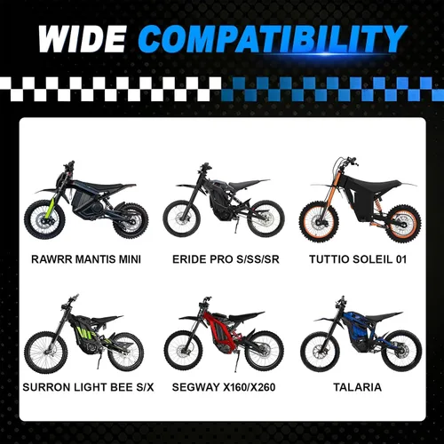 Miniatura 5 de Tool Front Frame Bag Sur Ron Storage Bag Electric Motorcycle Waterproof Reflective Design For Surron Light bee S/X Segway X160/X260 Talaria
