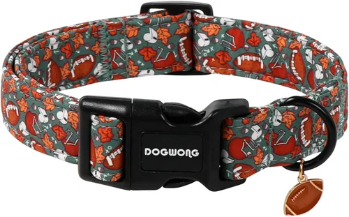 Miniatura 26 de DOGWONG Collar de perro de San Valentín, collar de perro con estampado de corazones para perros grandes, lindos collares de primavera, hembra