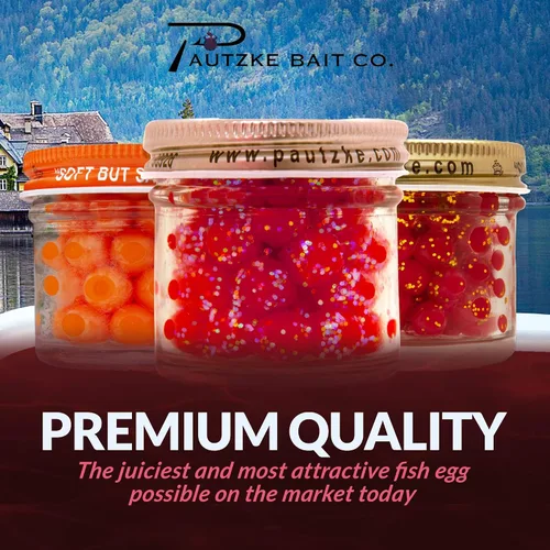 Miniatura 4 de Pautzke Balls O ' Fire - Cebo de pesca para huevos de salmón famoso y eficaz, accesorios de pesca mejorados con rayos UV, trucha de pesca líder