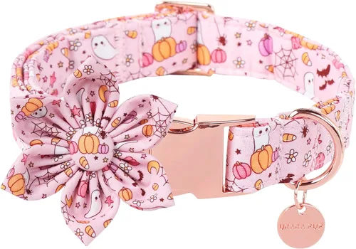 Miniatura 35 de Collar de Navidad para perro con pajarita, collar de Navidad para cachorros, hembras, machos, perros o gatos, collares con lazo con hebilla de metal