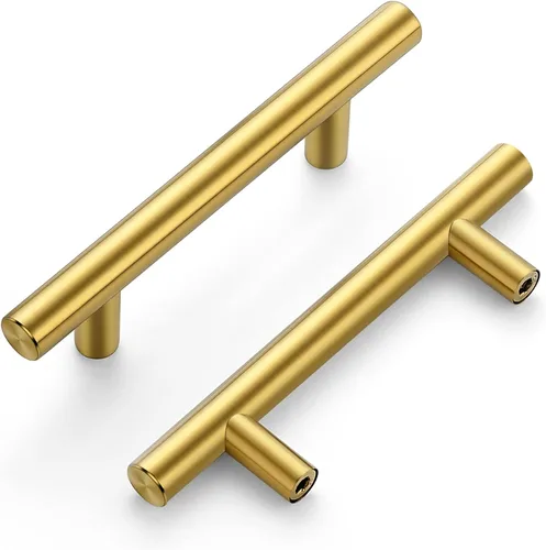 Miniatura 11 de Ravinte - Paquete de 1 unidad de tiradores para gabinetes de 5 pulgadas de acero inoxidable en color negro mate para cajones de cocina o armarios